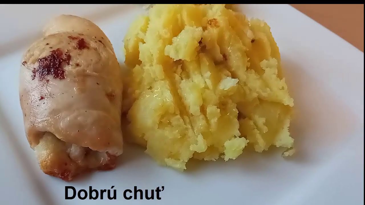 Kuracie prsia plnené bryndzou a slaninou