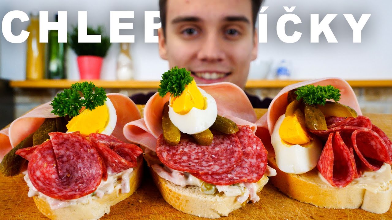 Chlebíčky 3 druhy | Viktor Nagy | recepty