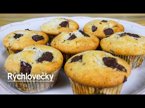 Muffiny s kúskami čokolády | Viktor Nagy | recepty