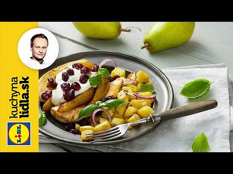 Kuracie prsia so syrom, hruškami a brusnicami | Marcel Ihnačák | Kuchyňa Lidla