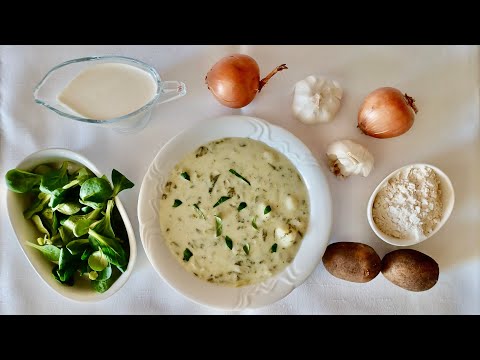 ???? špenátová polievka | zeleninová polievka | špenatova polievka s vajcom | polievky recepty | špenát