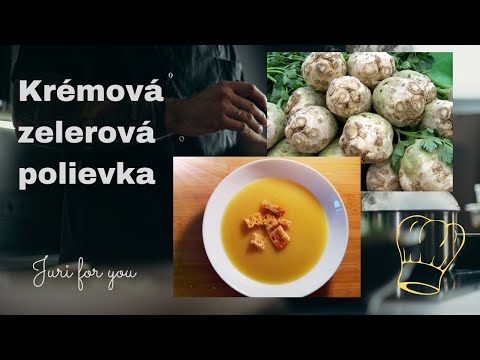 Krémová zelerová polievka