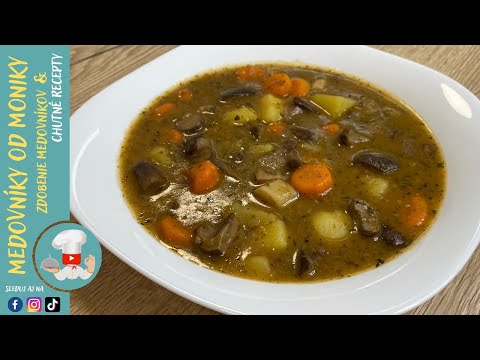 Hustá HUBOVÁ POLIEVKA - jednoduchý recept na chutnú hubovú polievku /  Mushroom Soup