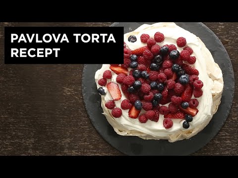 Pavlova torta recept