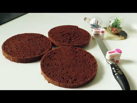 Čokoládový kakaový korpus piškót biszkopt dort dva spôsoby s maslom v s olejom / Chocolate sponge
