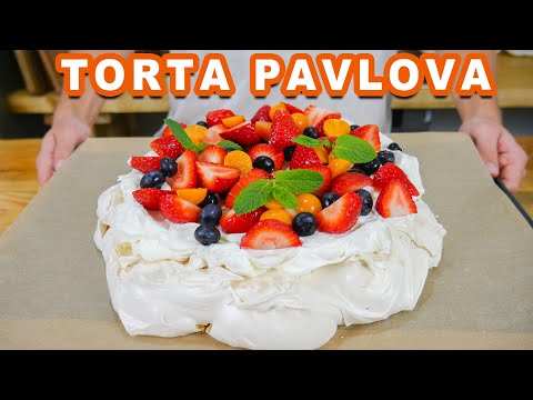 Torta Pavlova s ovocím | Viktor Nagy | recepty