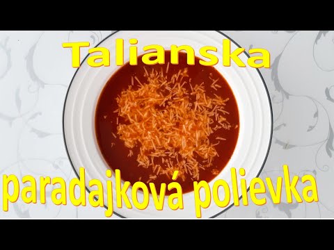 Talianska paradajková polievka