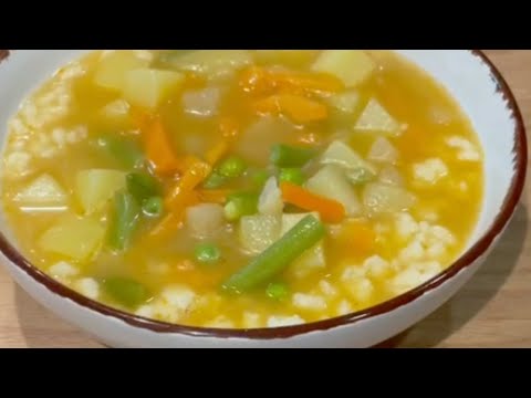 Rýchla zeleninová polievka / Výborná polievka pripravená za okamih