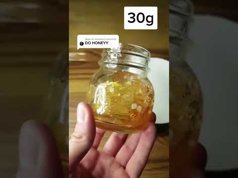 What 100 Calories of Honey Looks Like