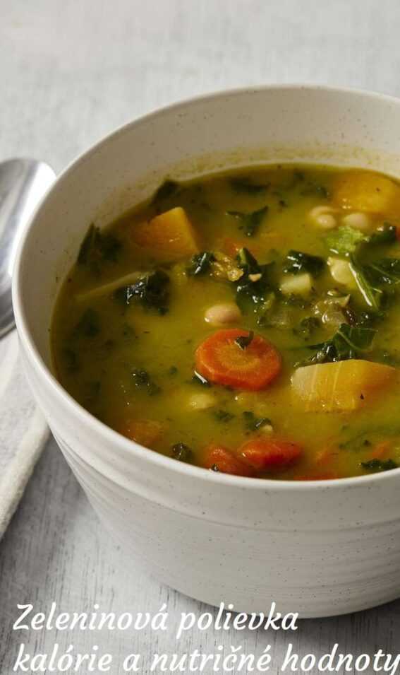 Zeleninová polievka kalórie a nutričné hodnoty