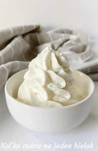 Koľko cukru na jeden bielok? Bielkový sneh – recept!
