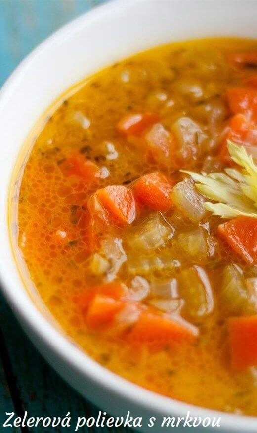 Zelerová polievka s mrkvou