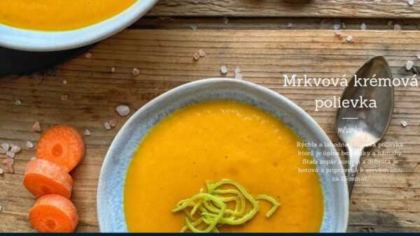 Zdravá mrkvová polievka