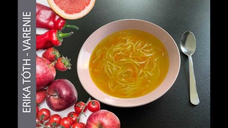 Rýchla mrkvová polievka s cestovinou