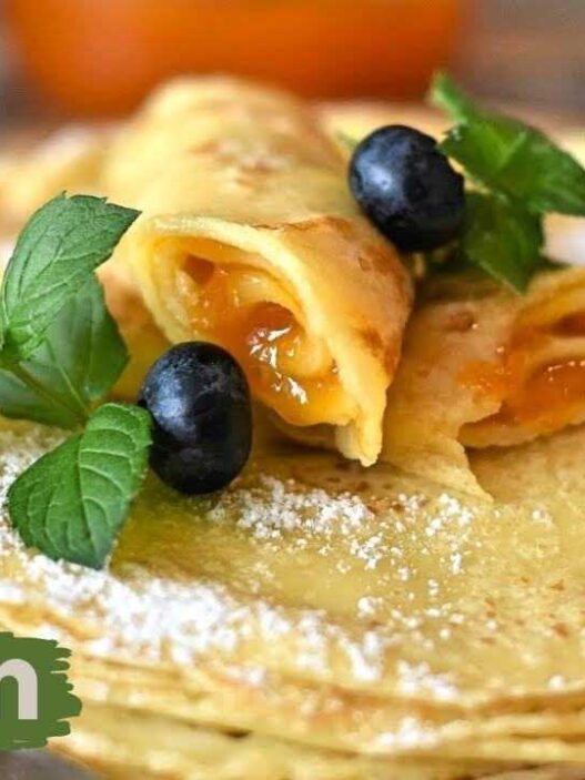 Pomarančové palacinky bez vajec