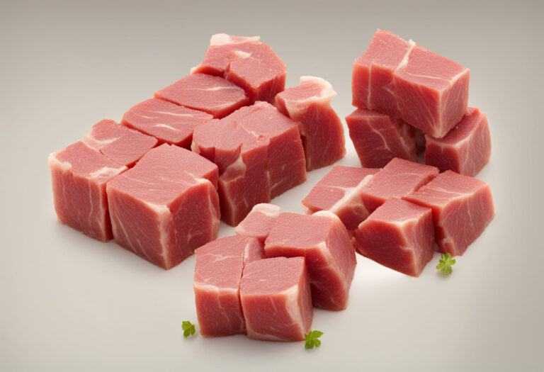 Ako krájať mäso na kocky?