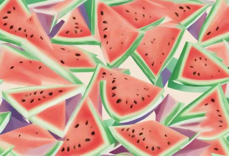 Ako doma nakrájať melón na trojuholniky?