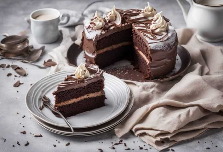 Čokoládová torta s mascarpone