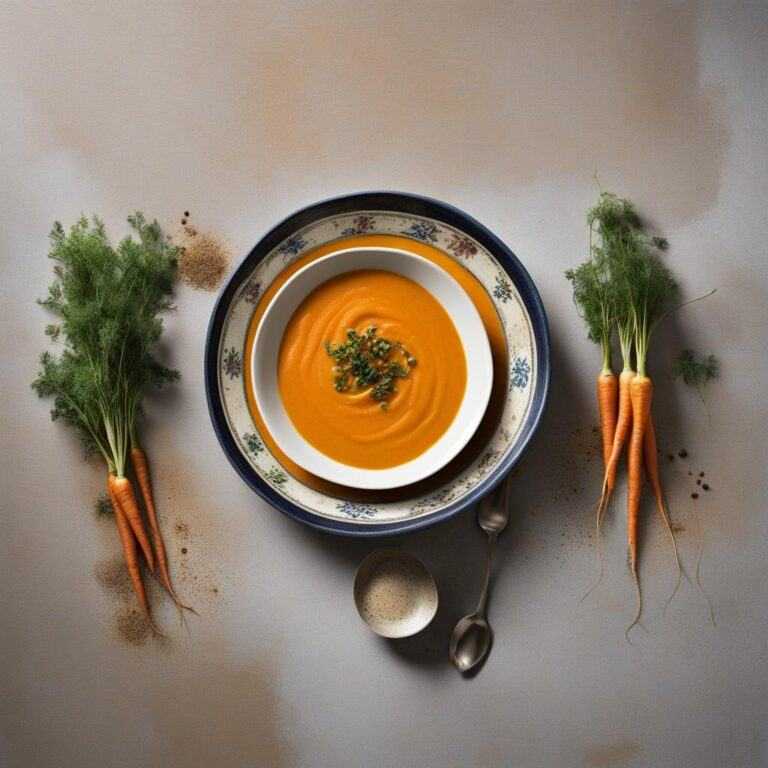 Hustá mrkvová polievka s rascou