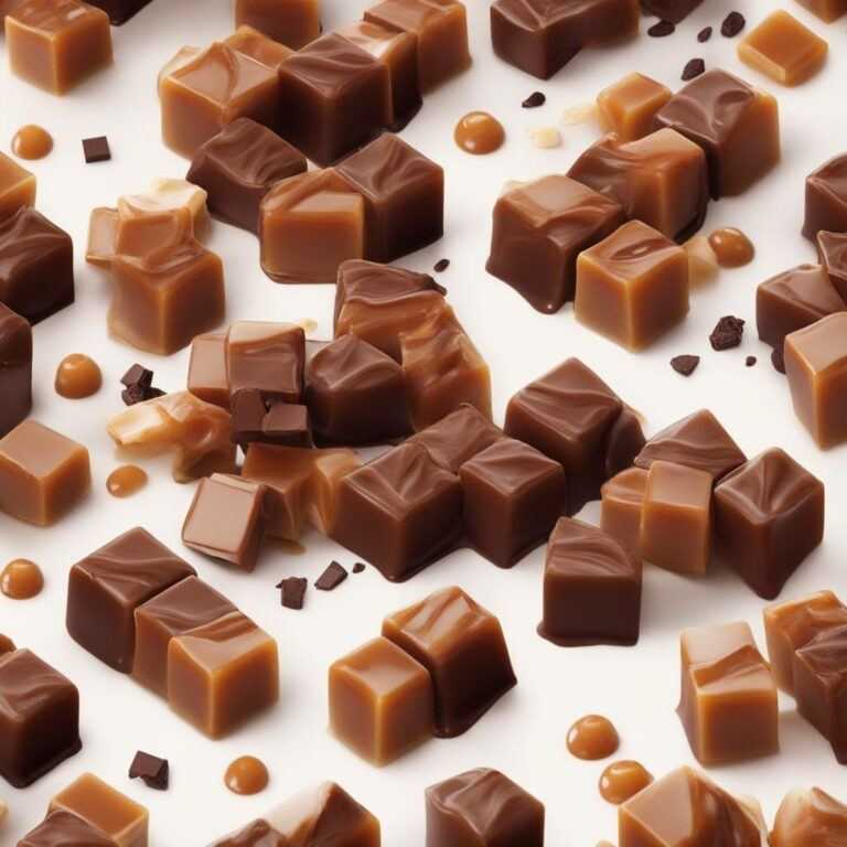 Karamelové kocky s čokoládou 