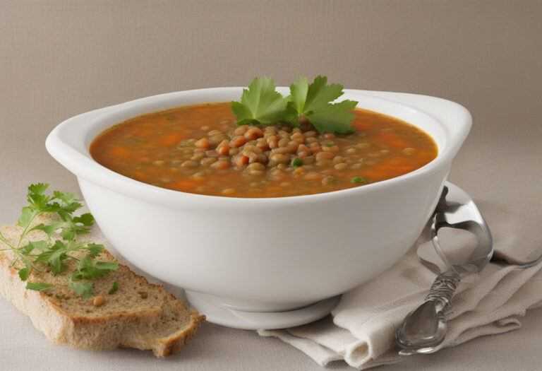 Koľko kalórií má šošovicová polievka?