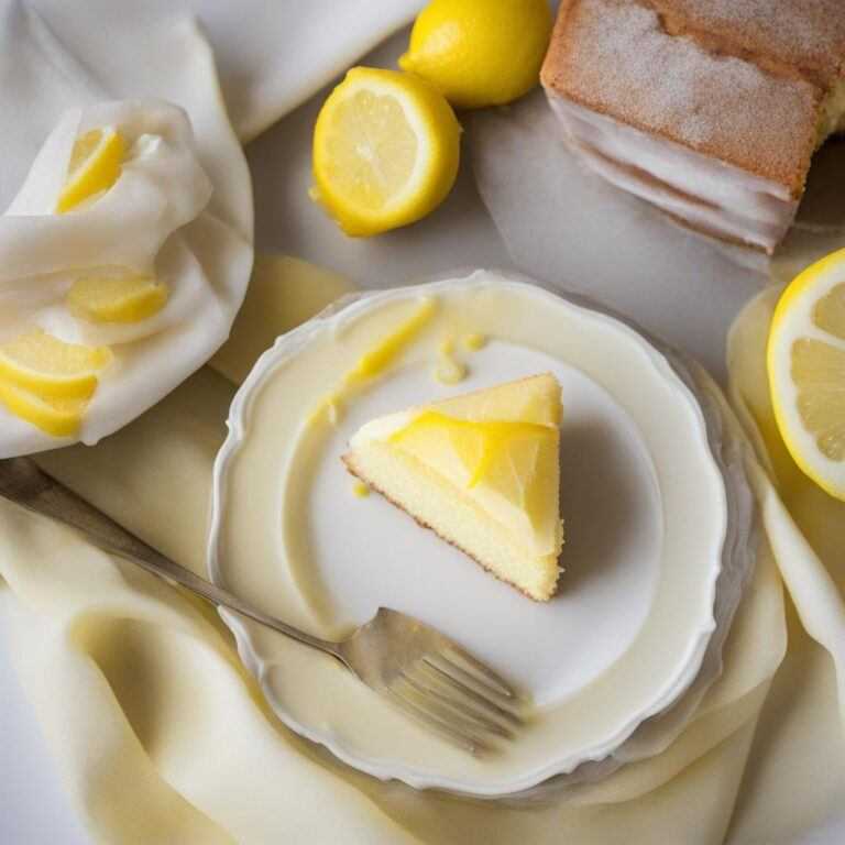 Ľahučký citrónový koláč