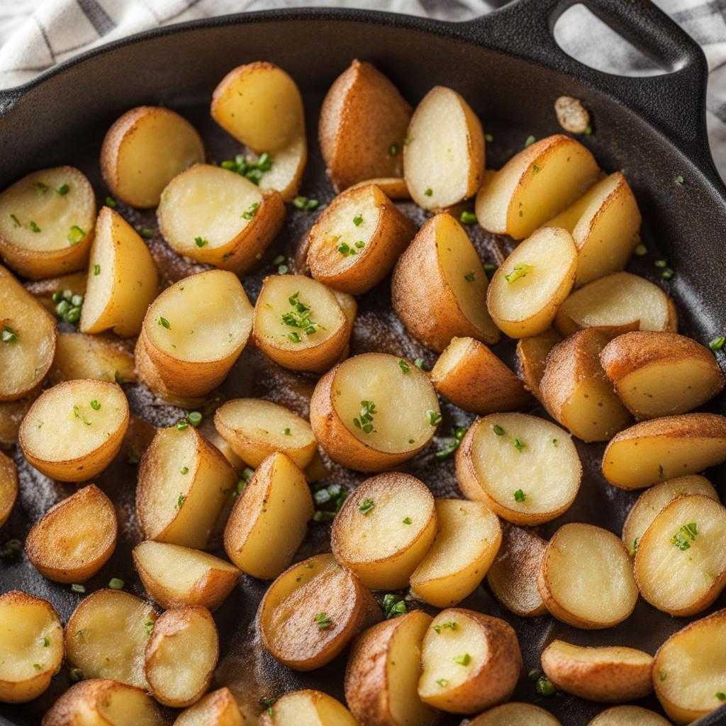 Opekané zemiaky na panvici