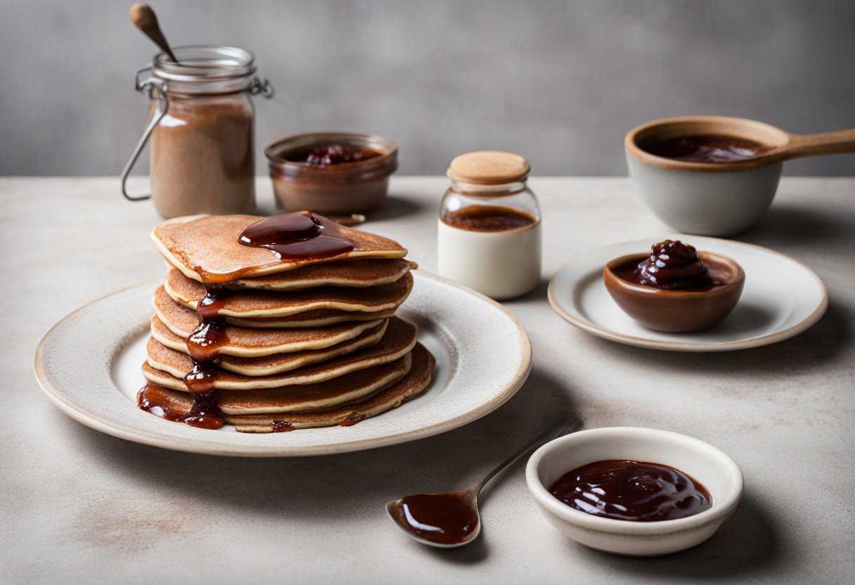 Špaldové lievance s domácou Nutellou a džemom