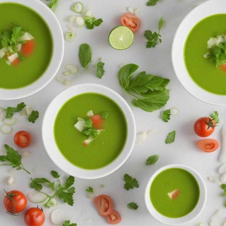 Studená gazpacho polievka (zelená)