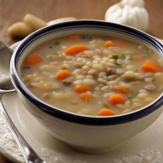 Švajčiarska jačmenná polievka (Graubunder Gerstensuppe)