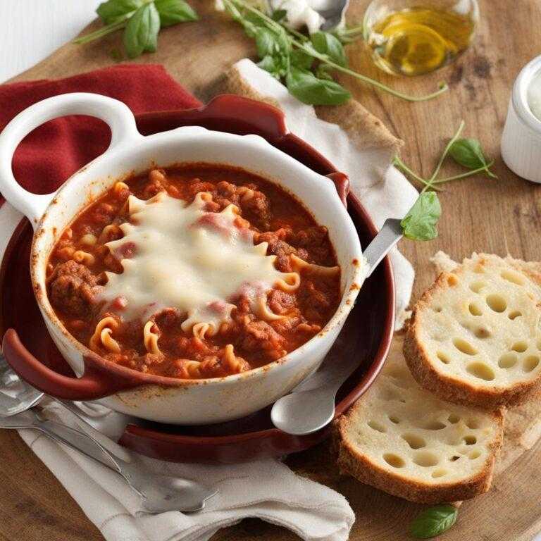 Sýta polievka à la lasagne