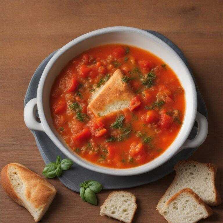 Chlebová polievka s paradajkami (Pappa al Pomodoro)