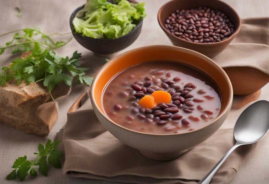Adzuki fazuľová polievka Adzuki fazuľová polievka