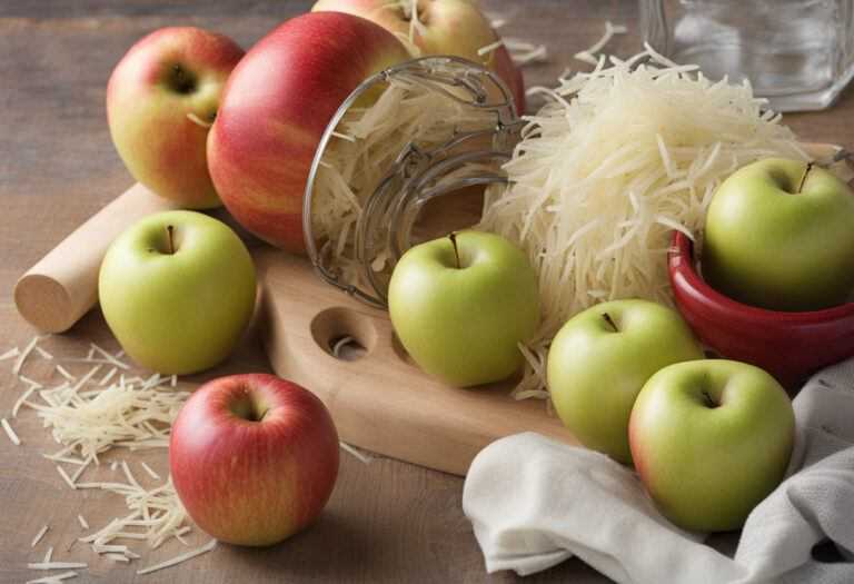 Ako uskladniť nastrúhané jablká?