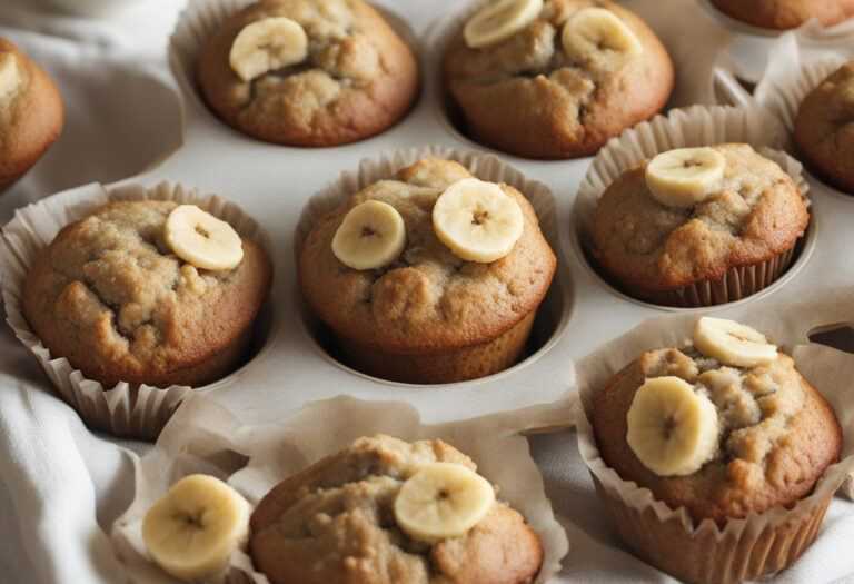 Bezlepkové banánové muffiny