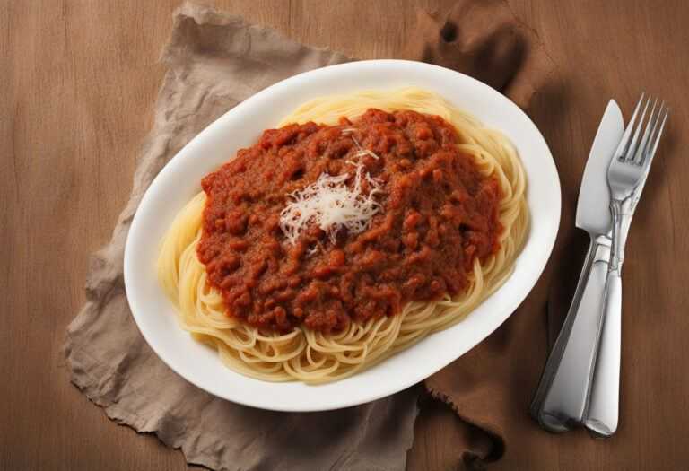 Bolónske špagety mäso