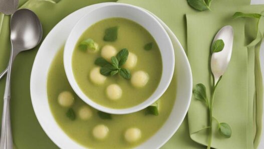 Cuketová polievka s haluškami