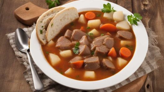 Držková polievka na maďarský spôsob