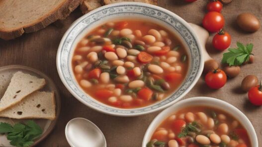 Fazuľová polievka s paradajkami