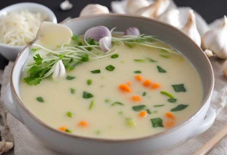 Fit cesnaková polievka