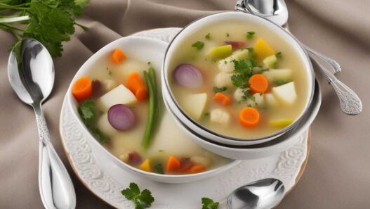 Frankfurtská polievka so zeleninou