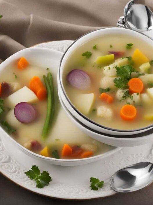 Frankfurtská polievka so zeleninou