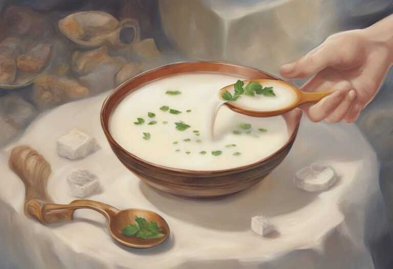 Hŕstková polievka mliečna