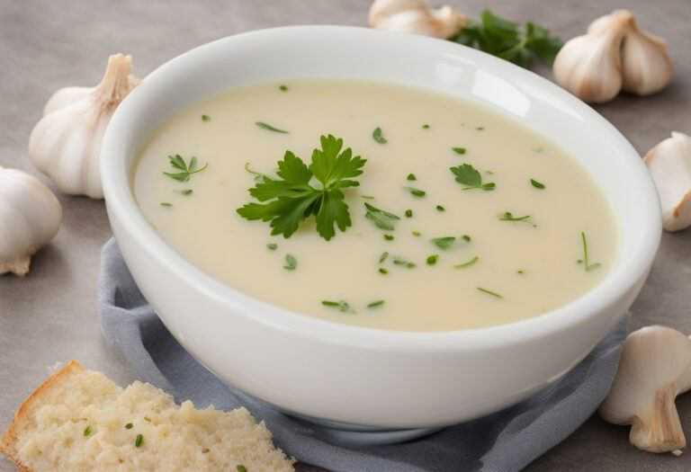 Jednoduchá cesnaková polievka – recept