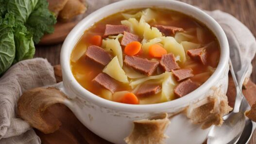 Kapustová polievka s pretlakom