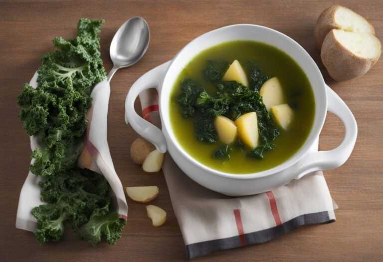 Kelová polievka so zemiakmi – recept