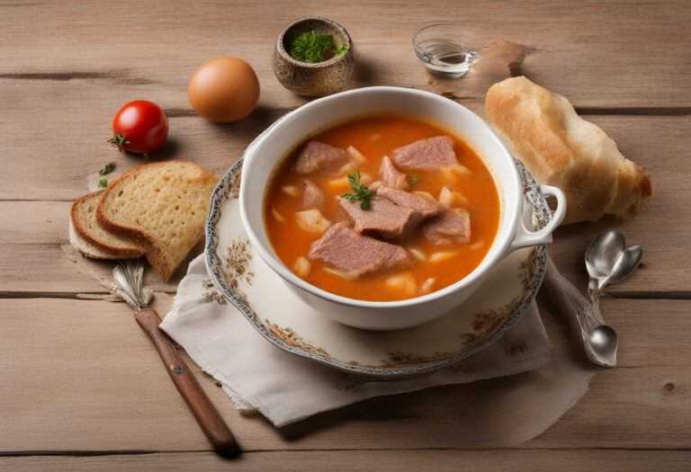 Maďarská mäsová polievka