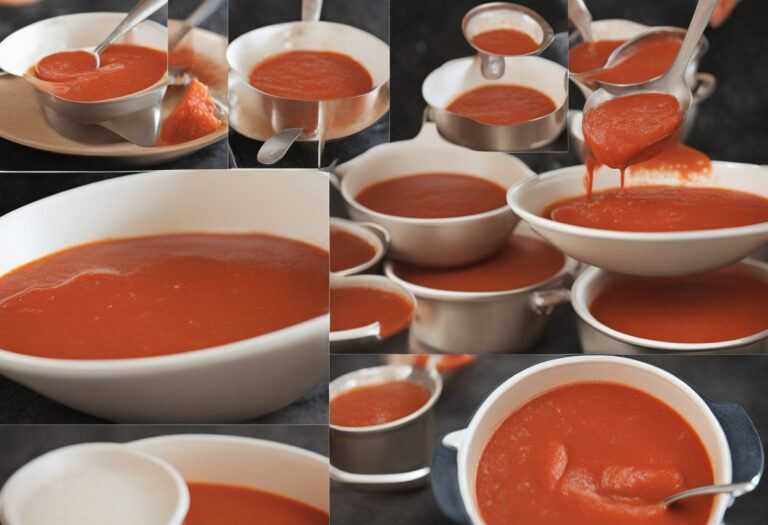 Paradajková polievka: pasírované paradajky