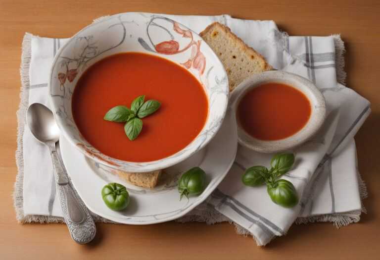 Paradajková polievka z domácich paradajok