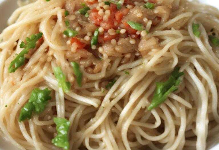Rýžové špagety – recept